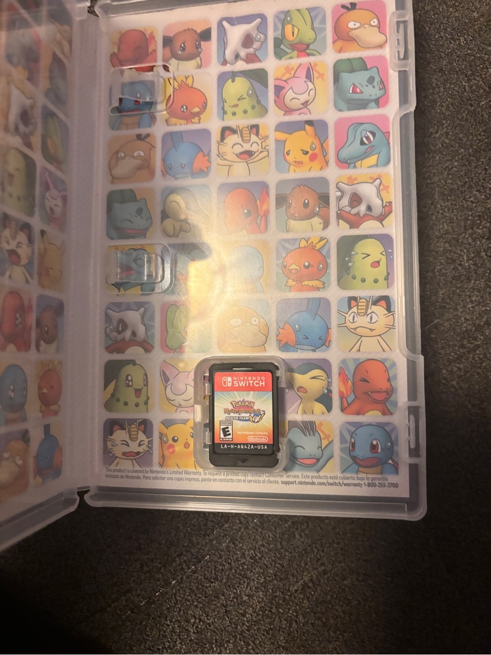 Nintendo Switch Pokémon Game Card in original case.